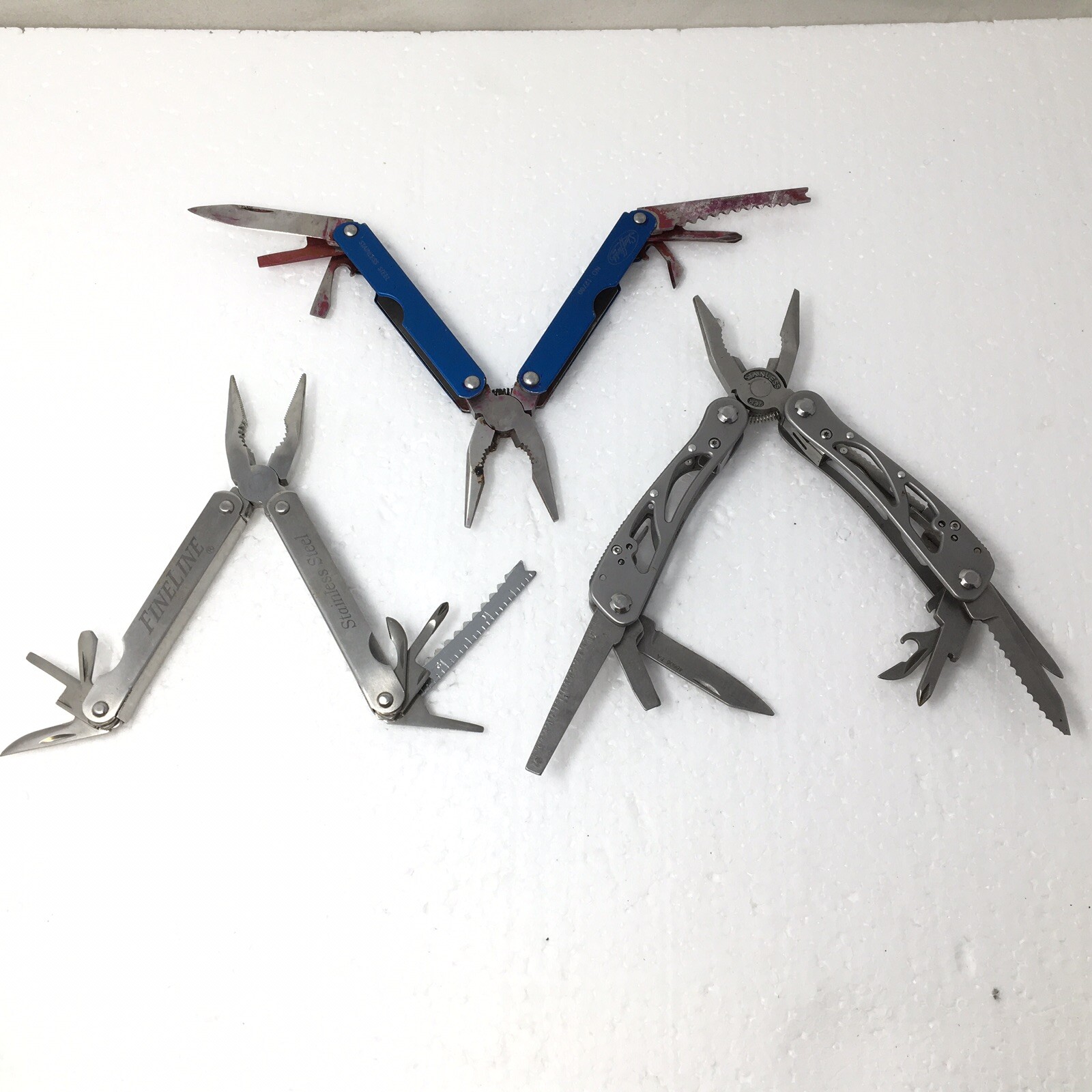 Winchester Sheffield And Fineline  Lot Hunting Outdoor Multi-Tools Folding Plier