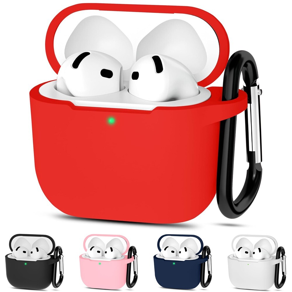 For Apple Airpods 4 Shockproof Hard Hybrid Keychain Case Cover