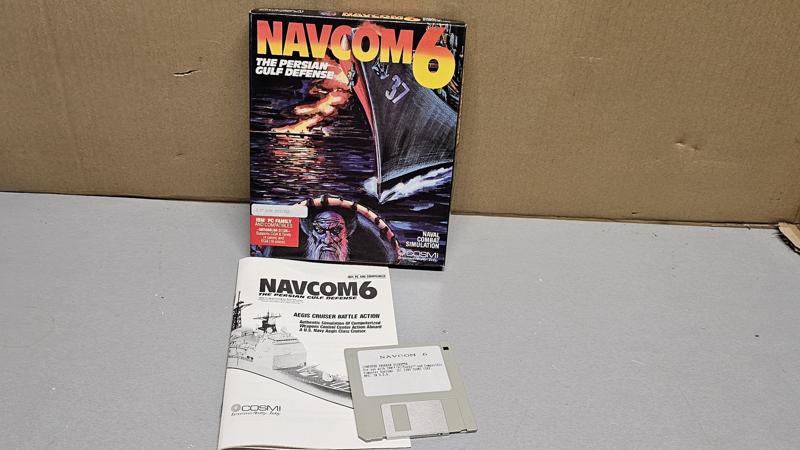 Big Box Software Cosmi NavCom 6 (The Persian Defense) (IBM)(3.5" Disk)