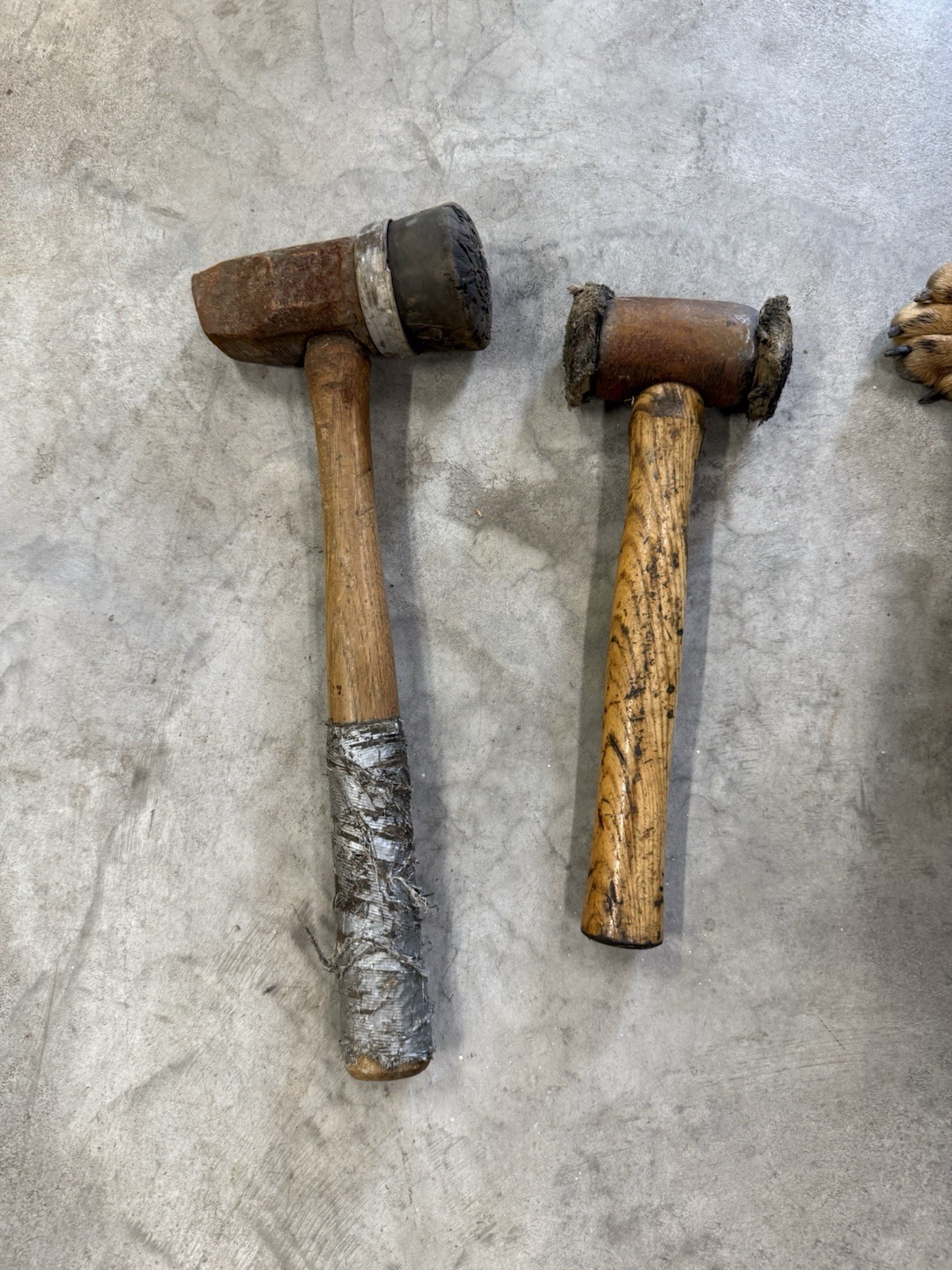 Vintage Chicago Rawhide  mallets