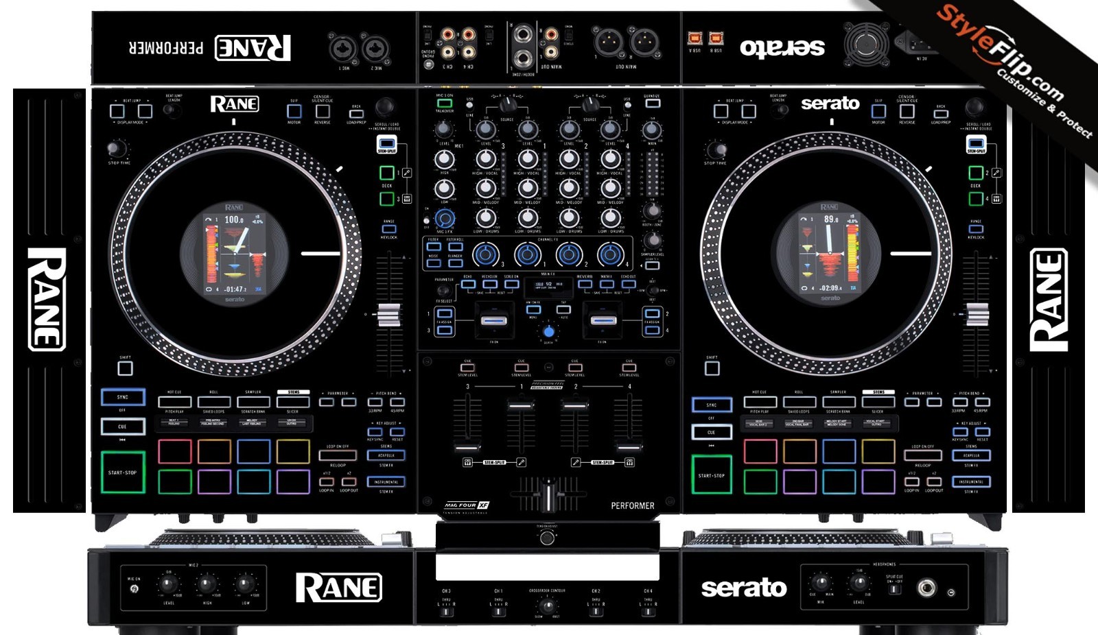 Rane Performer Skin | Black | Protective Decal | StyleFlip