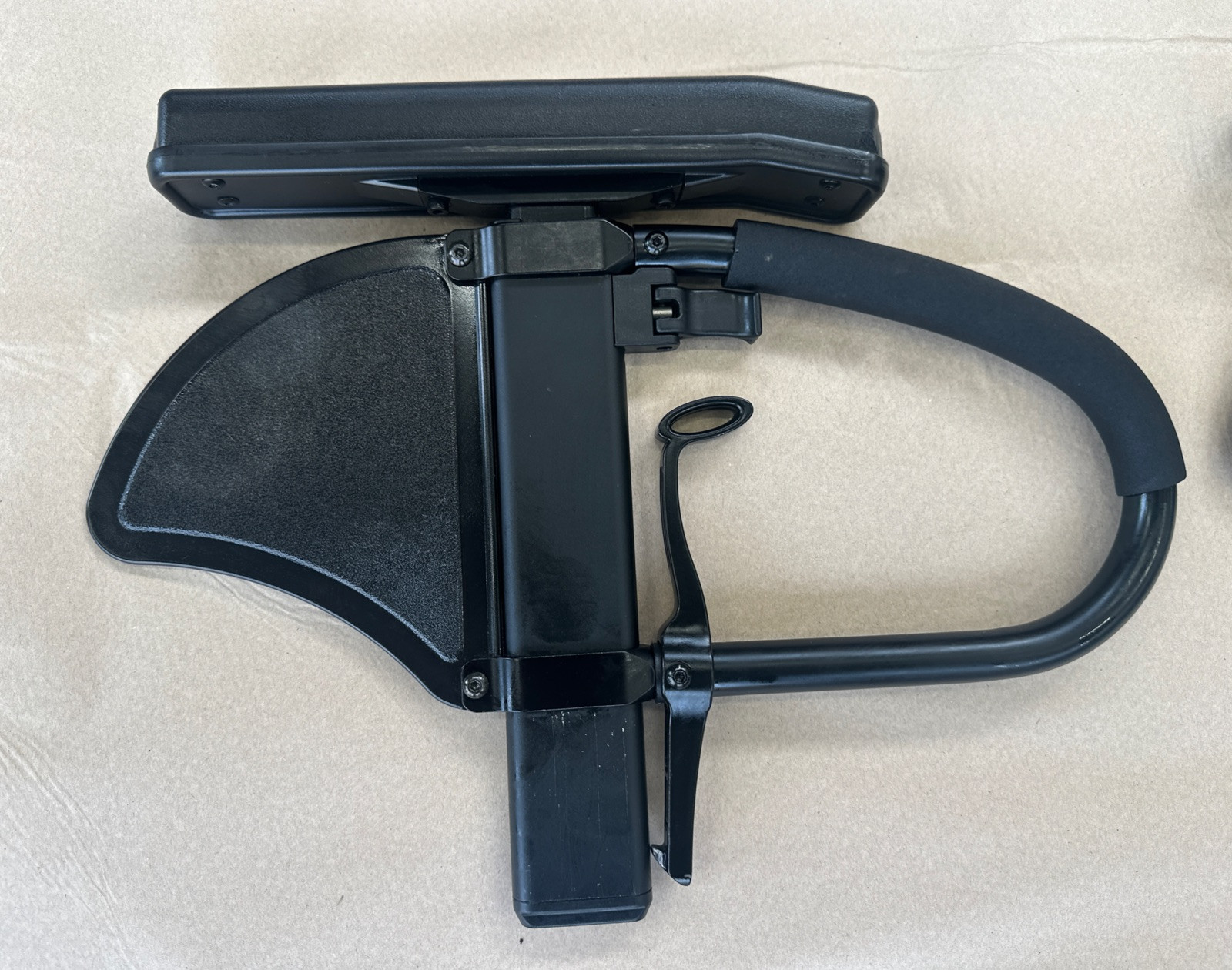 2 - QUICKIE 2 Single Post Wheelchair Armrest Side Assemblies Adjustible Height