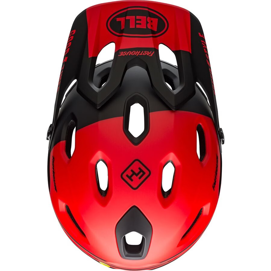 Bell Super DH MIPS Helmet - Matte/Gloss Red/Black, M NULL