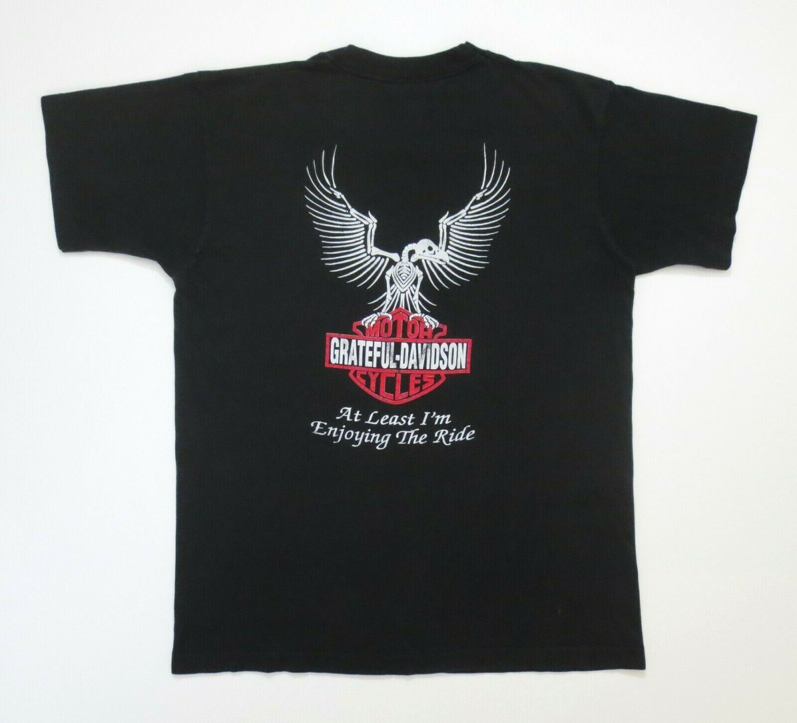 Grateful Dead Shirt T Shirt Vintage 1991 Motorcycle Harley Davidson Black HD L