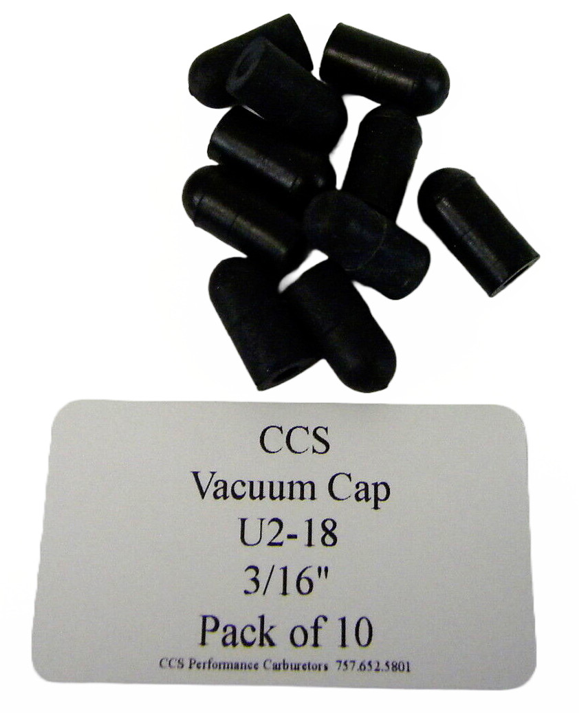 Carburetor Vacuum Port Plug/Caps Kit 3/16" Holley QFT CCS Carburetors 10 Pack