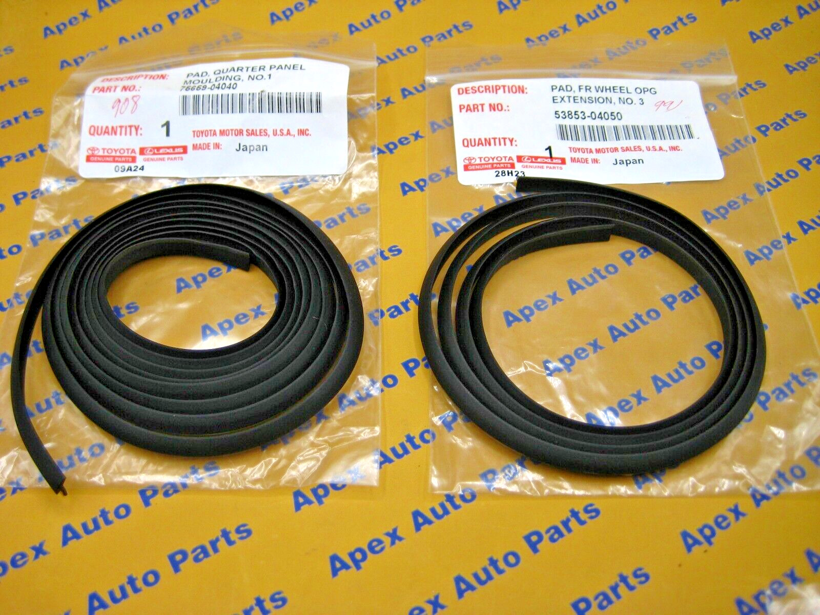 Toyota Tacoma Front and Rear Fender Flare Moulding Trim Genuine OEM 2005-2015