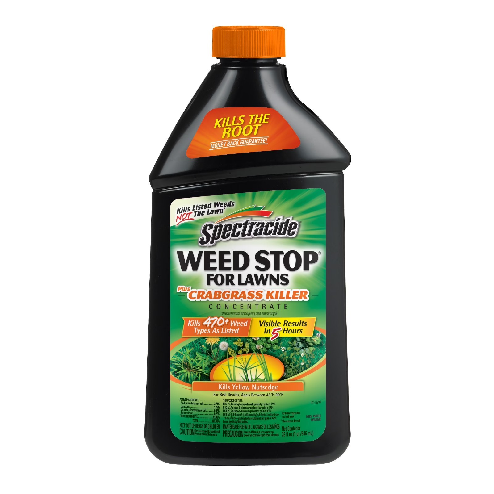 Spectracide Weed Stop for Lawns Plus Crabgrass Killer Concentrate 32 Ounces