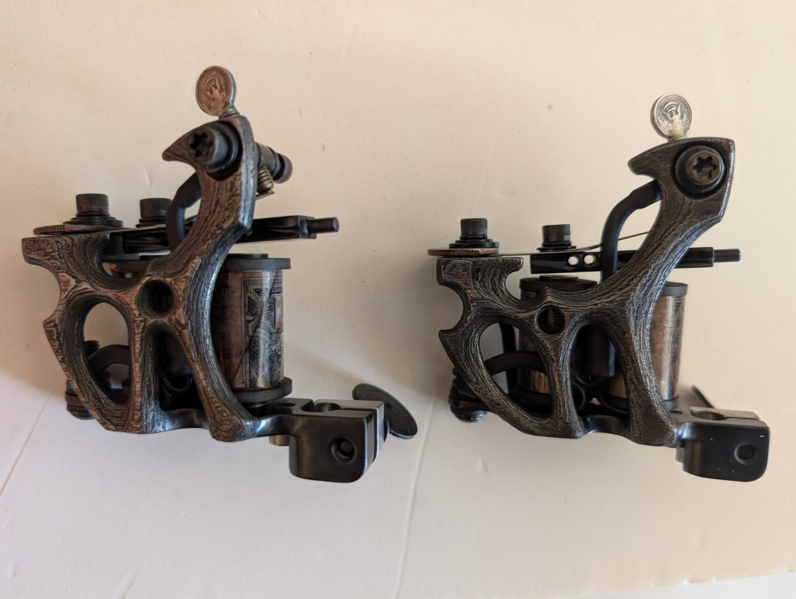 2024 Aaron Cain Custom One Off Shader / Liner Set Made From 1800s Ship Chain NEW