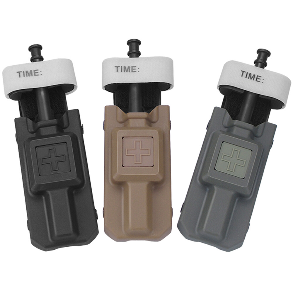 Tactical CAT Tourniquet TQ Holder Duty Belt Molle Tourniquets Rigid Case Holster