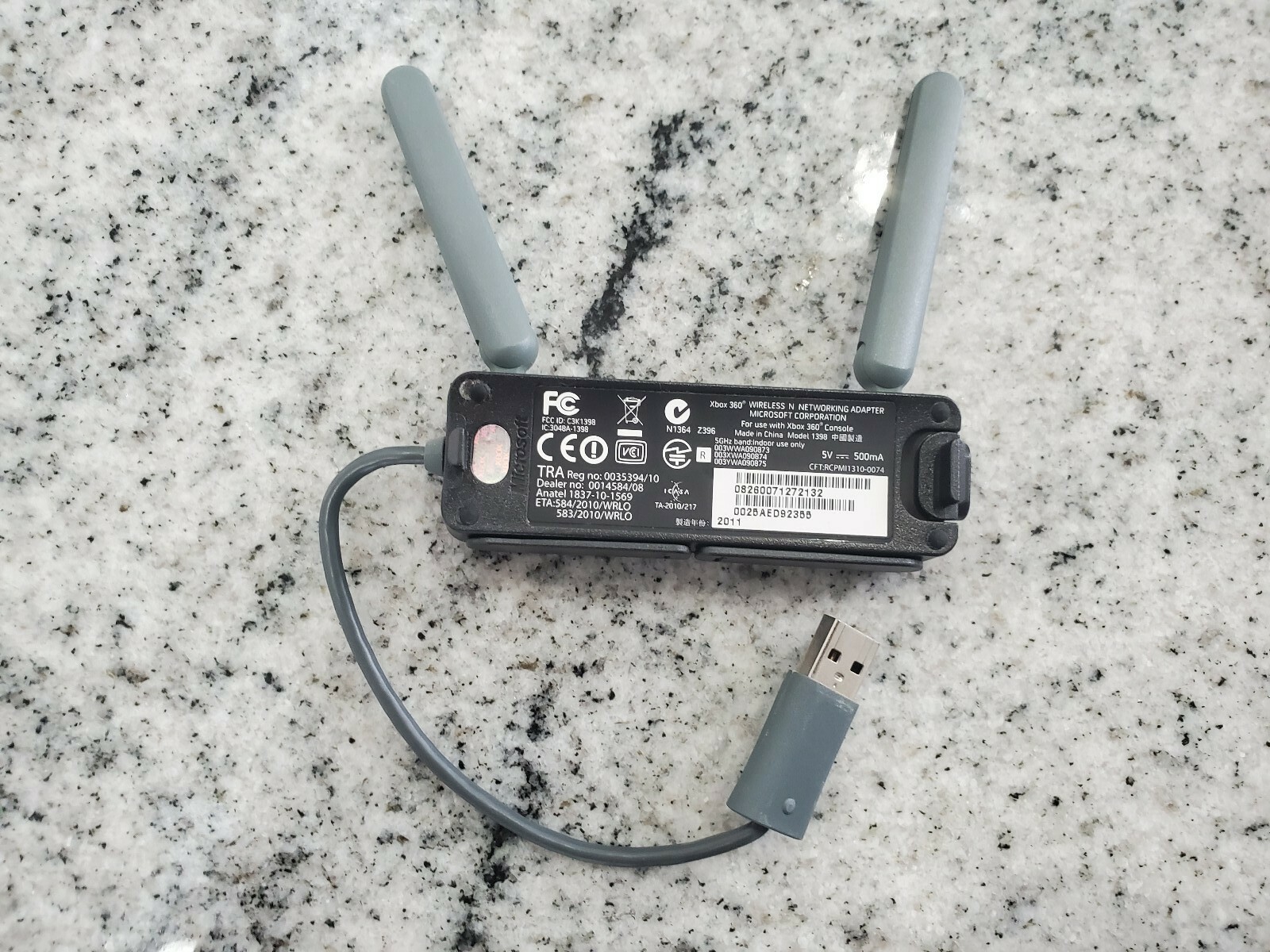 Microsoft Xbox 360 Wireless Dual Networking Adapter TESTED Fast S/H
