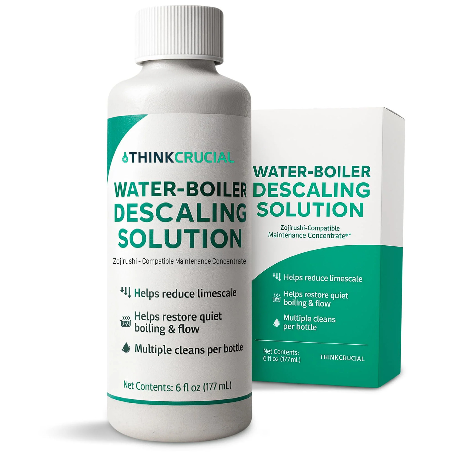 Think Crucial Up to 6 cleans SUPER Concentrate Zojirushi Descaler 6oz - fits all