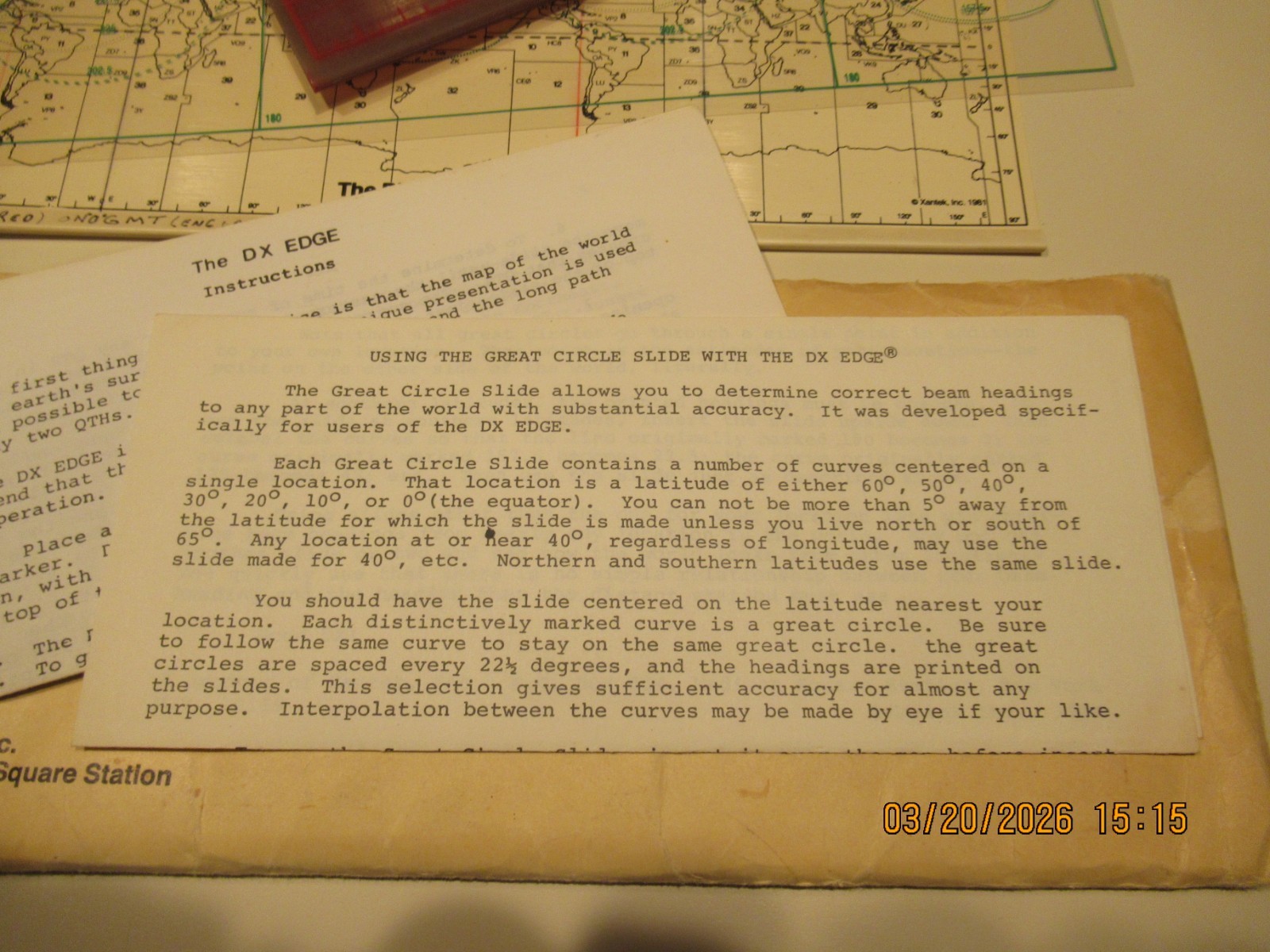The DX Edge Gray Line Slide Rule Set