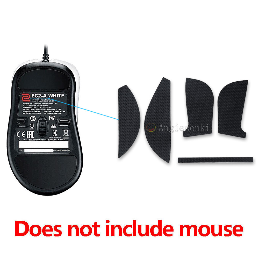 Grip Tape for ZOWIE EC2-a Gaming Teflon Mouse non-slip tape stickers