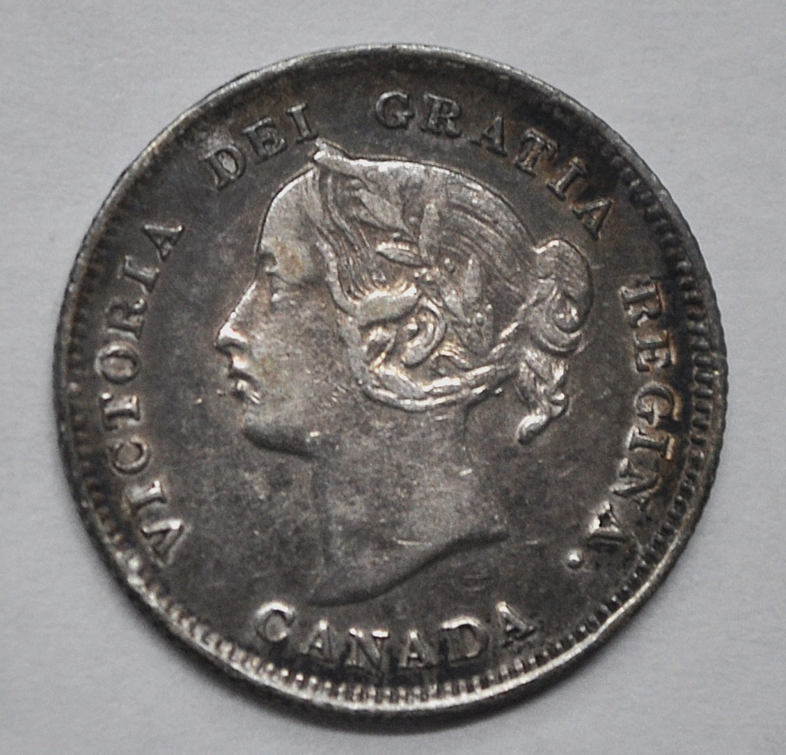 1898 Canada 5 cents