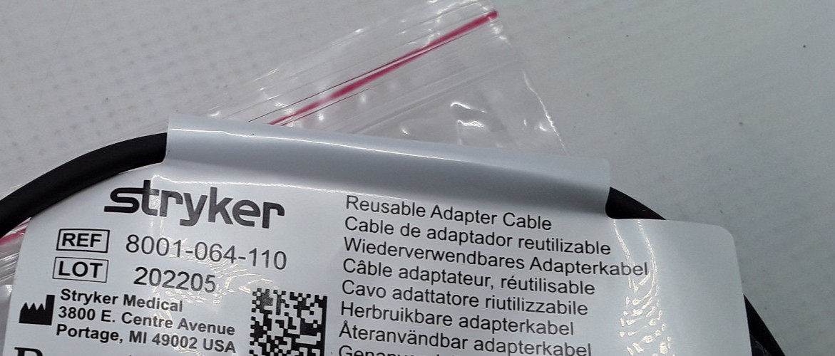Stryker REF 8001-064-110 and 8001-064-120 Temp Adapter Cable