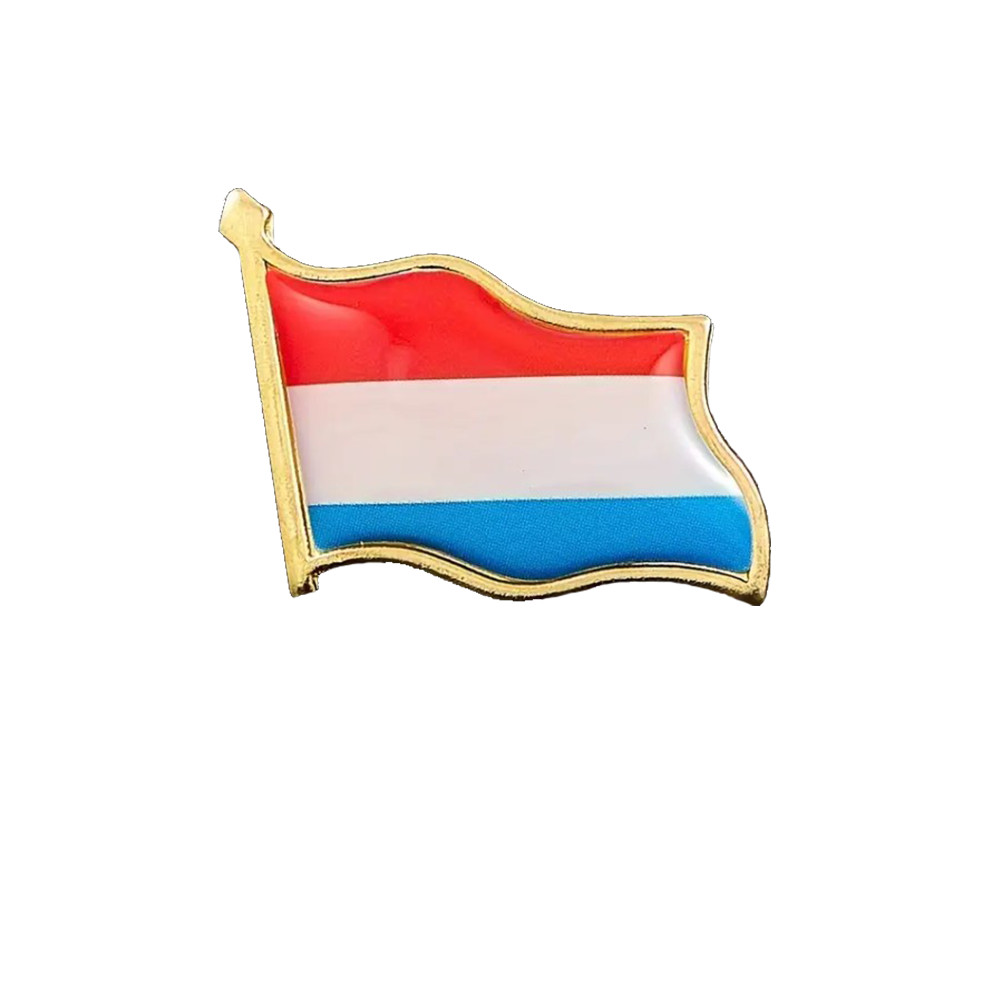 Luxembourg Pin Flag Flag Pin Button Luxembourg Badge Banner