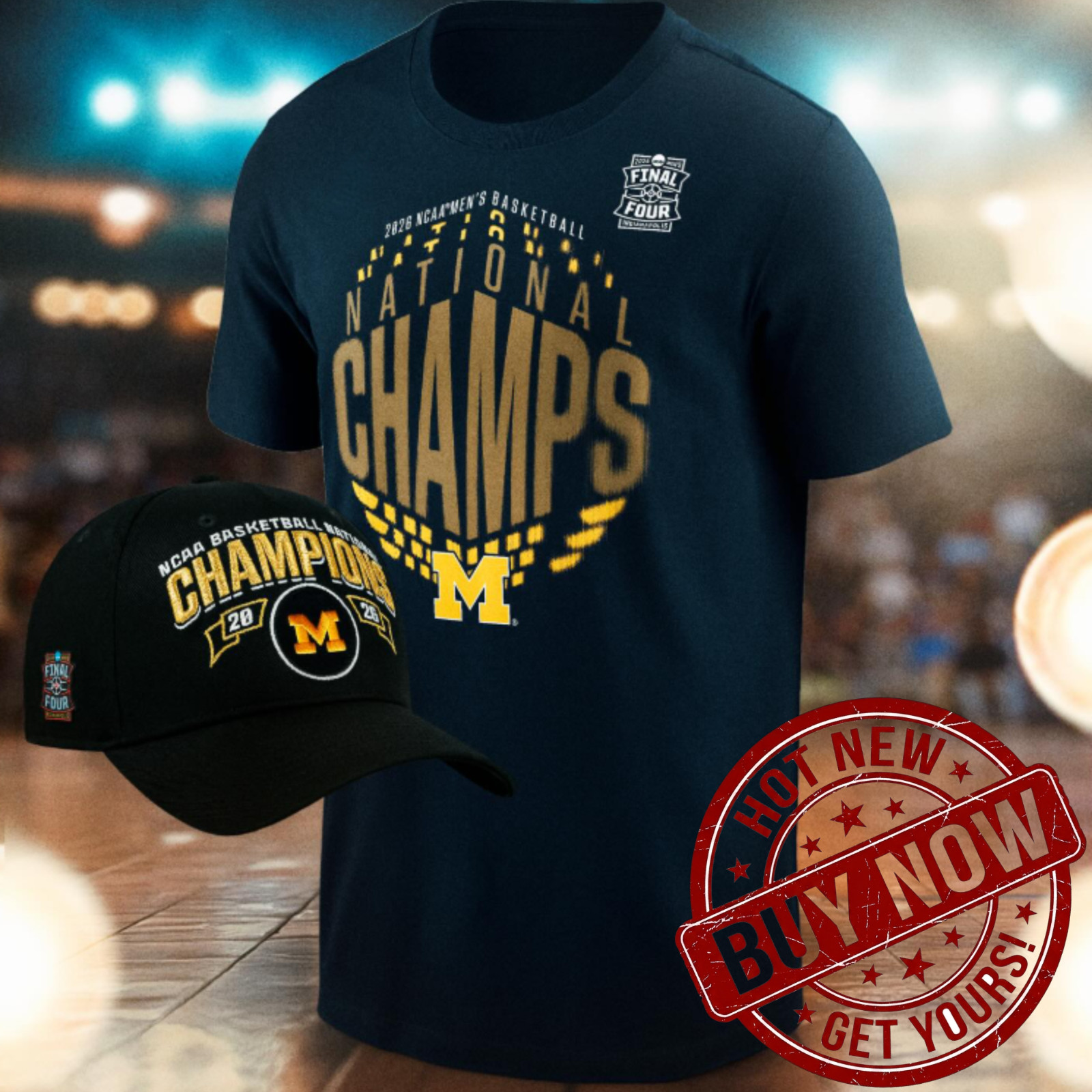 HOT!!! Michigan Wolverines 2026 NCAA Men’s Basketball National Champions T-Shirt