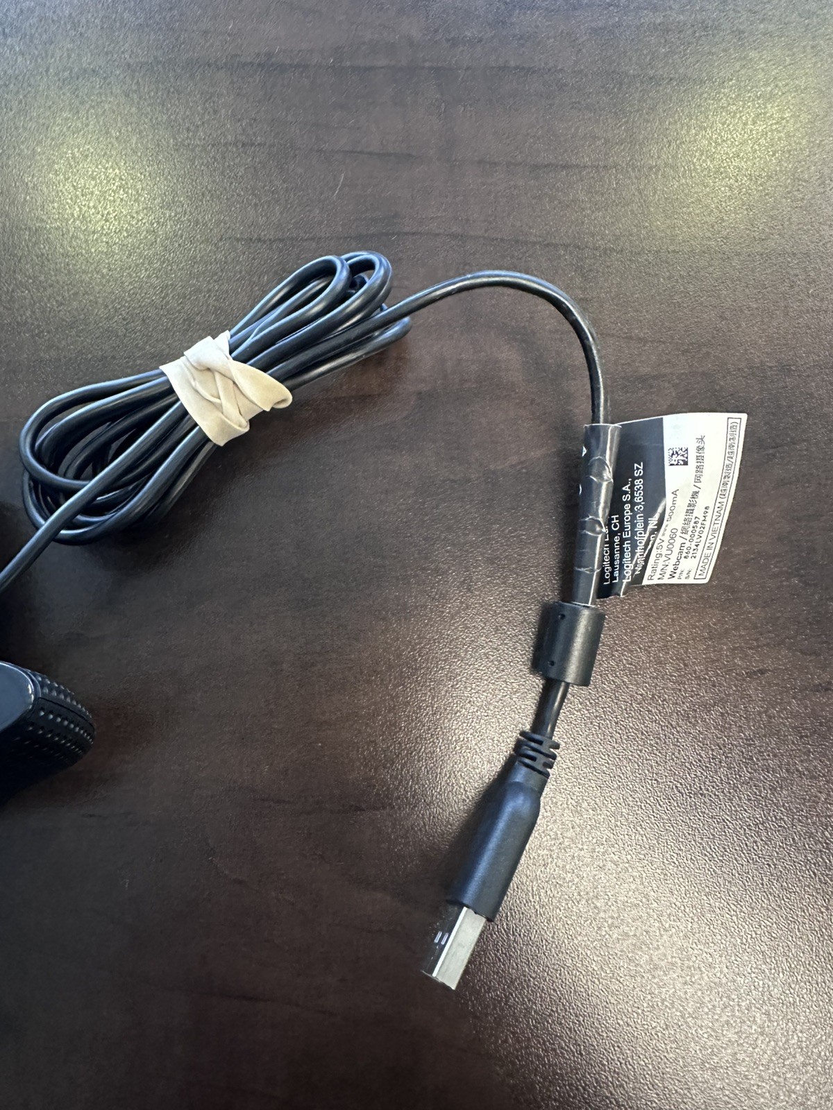 Logitech VU0060 Webcam HD 1080p - Wired USB - Tested/working