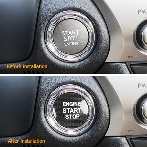 Engine Start Stop Button/Ignition Switch Cover for Lexus 1PCS | Self Black