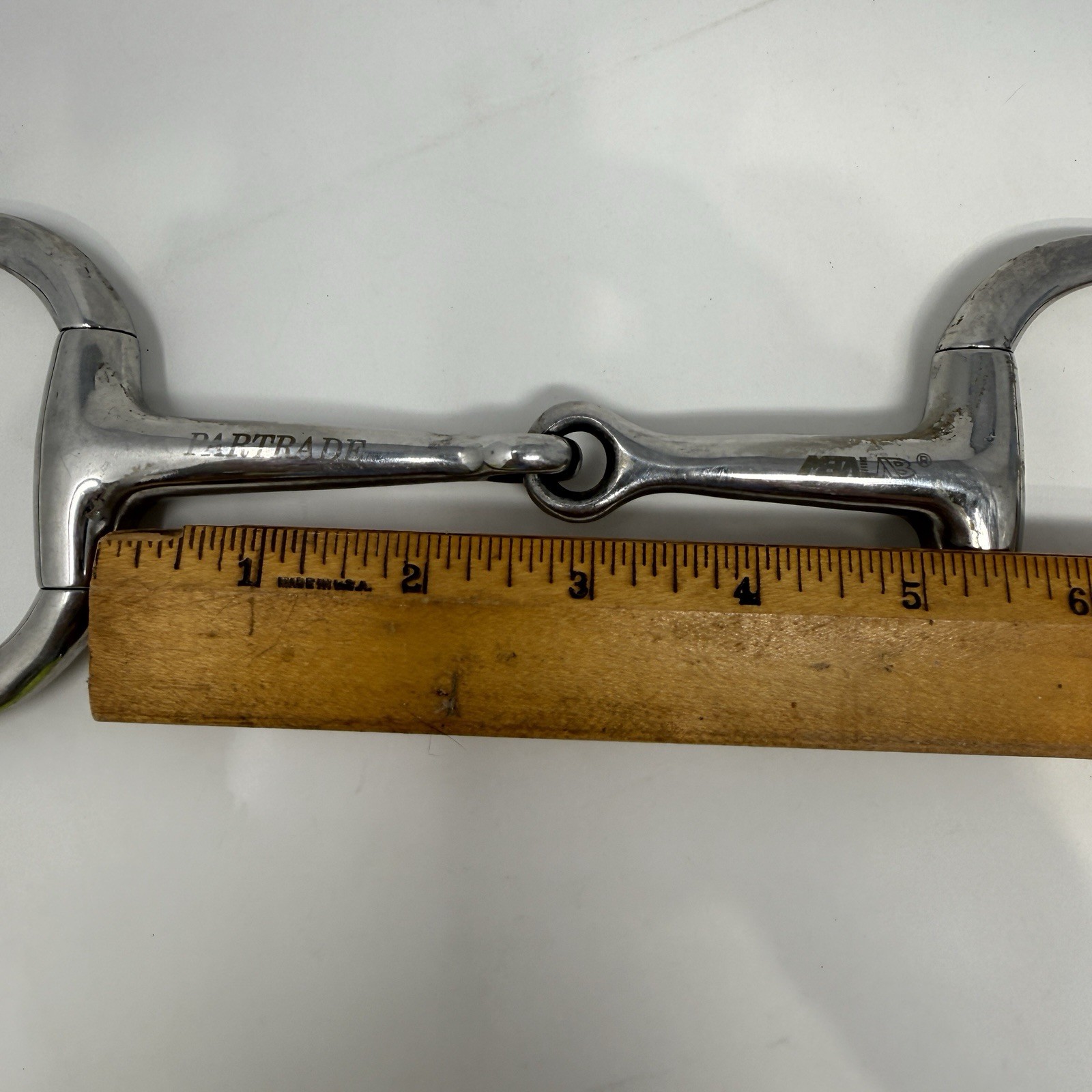 Partrade Jointed Thick Solid BRADOON EGGBUTT SNAFFLE 16MM 5.25” Stainless
