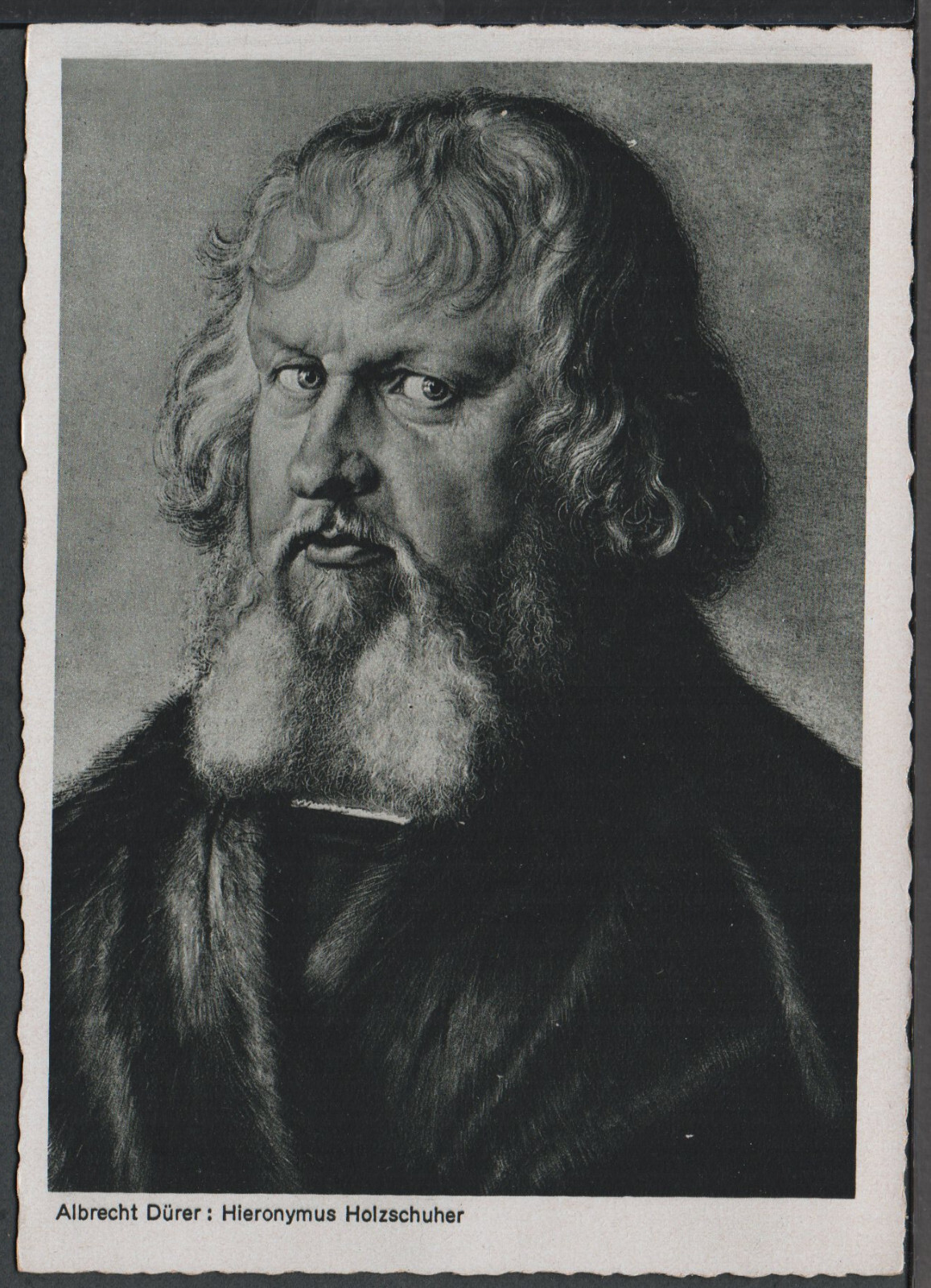 ✔️ Albrecht Dürer: Hieronymus Holzschuher RARE AGED ART POSTCARD