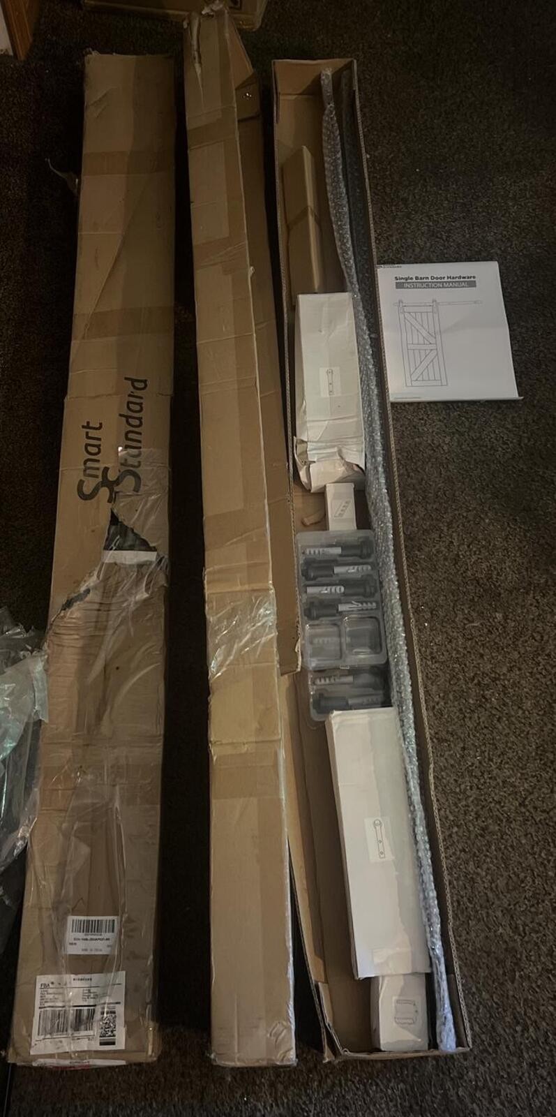 Smart Standard 10FT Single Barn Door Hardware Kit