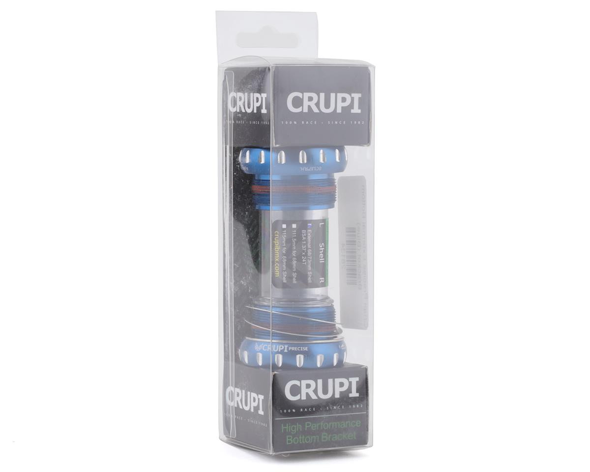 Crupi Precise External Euro Bottom Bracket (Blue) (24mm) [28134]
