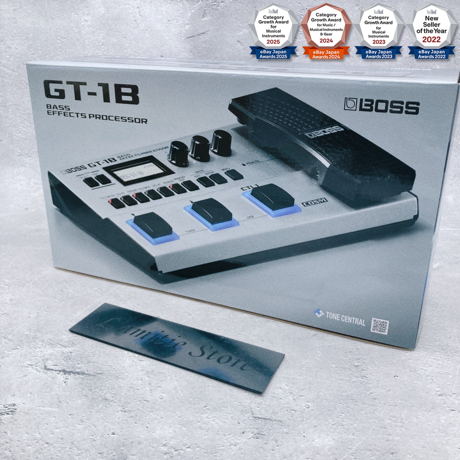 BOSS GT-1B Bass Multi Effects Processor Pedal EASY SELECT EDIT GT1B GT1 B Japan