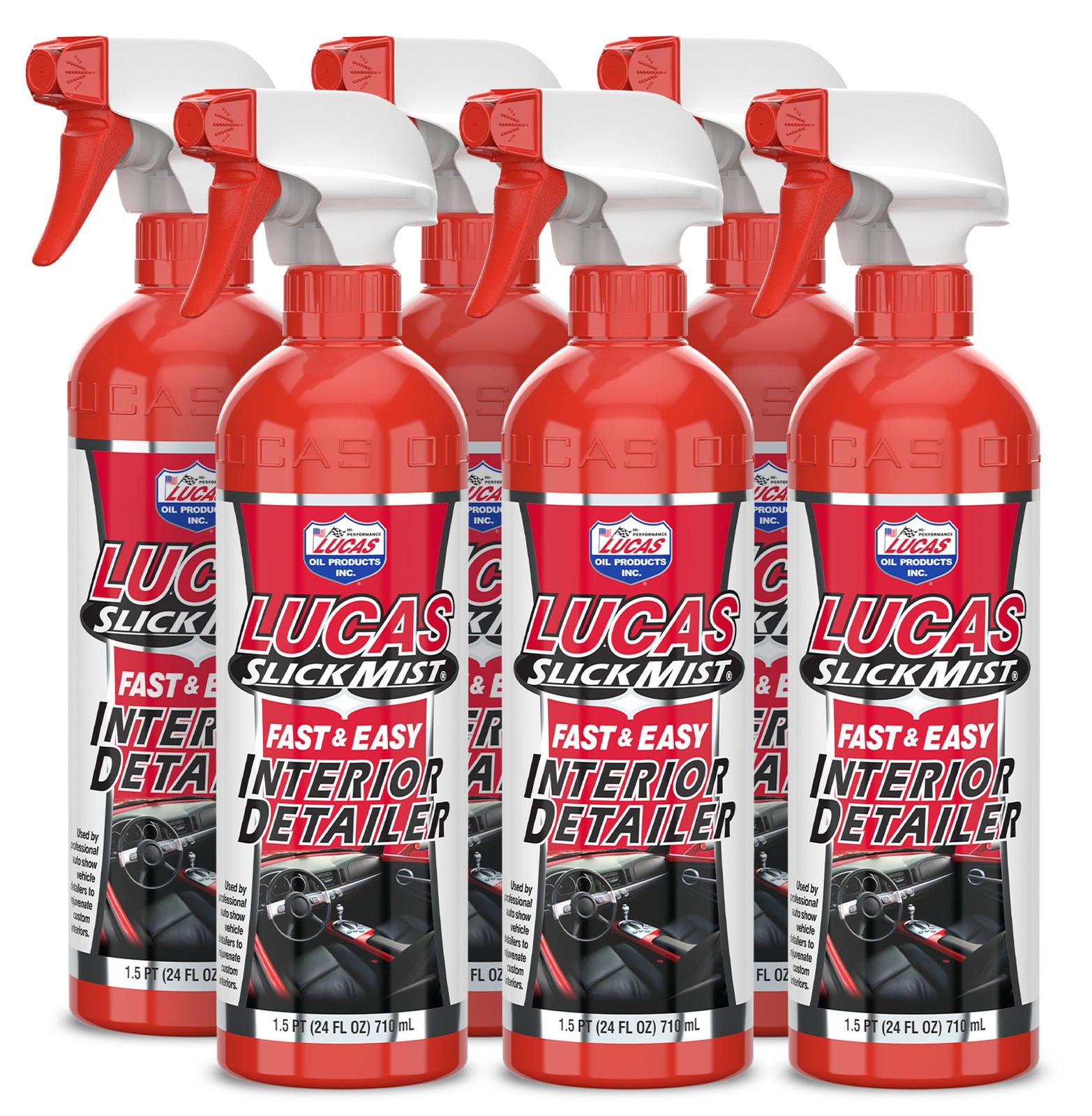 Lucas Oil Interior Protectant Slick Mist Interior Detailer 6x24oz 10514