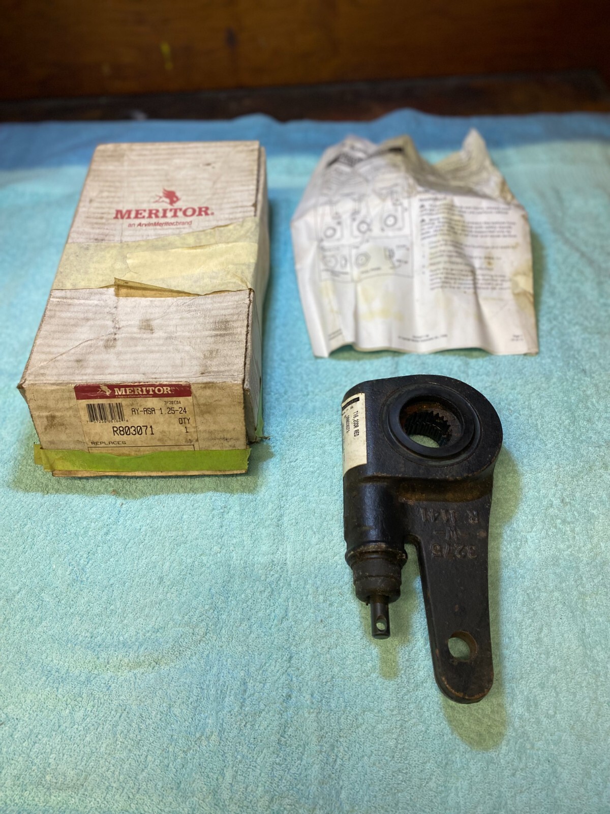 GENUINE Meritor R803071 Air Brake Automatic Slack Adjuster   5.5 In Arm Length