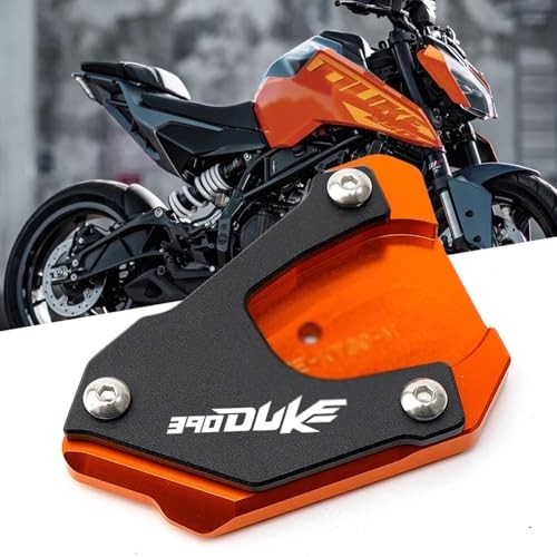 For DUKE390 390 Duke 2024 2025 Motorcycle Side Stand Enlarger Plate Orange
