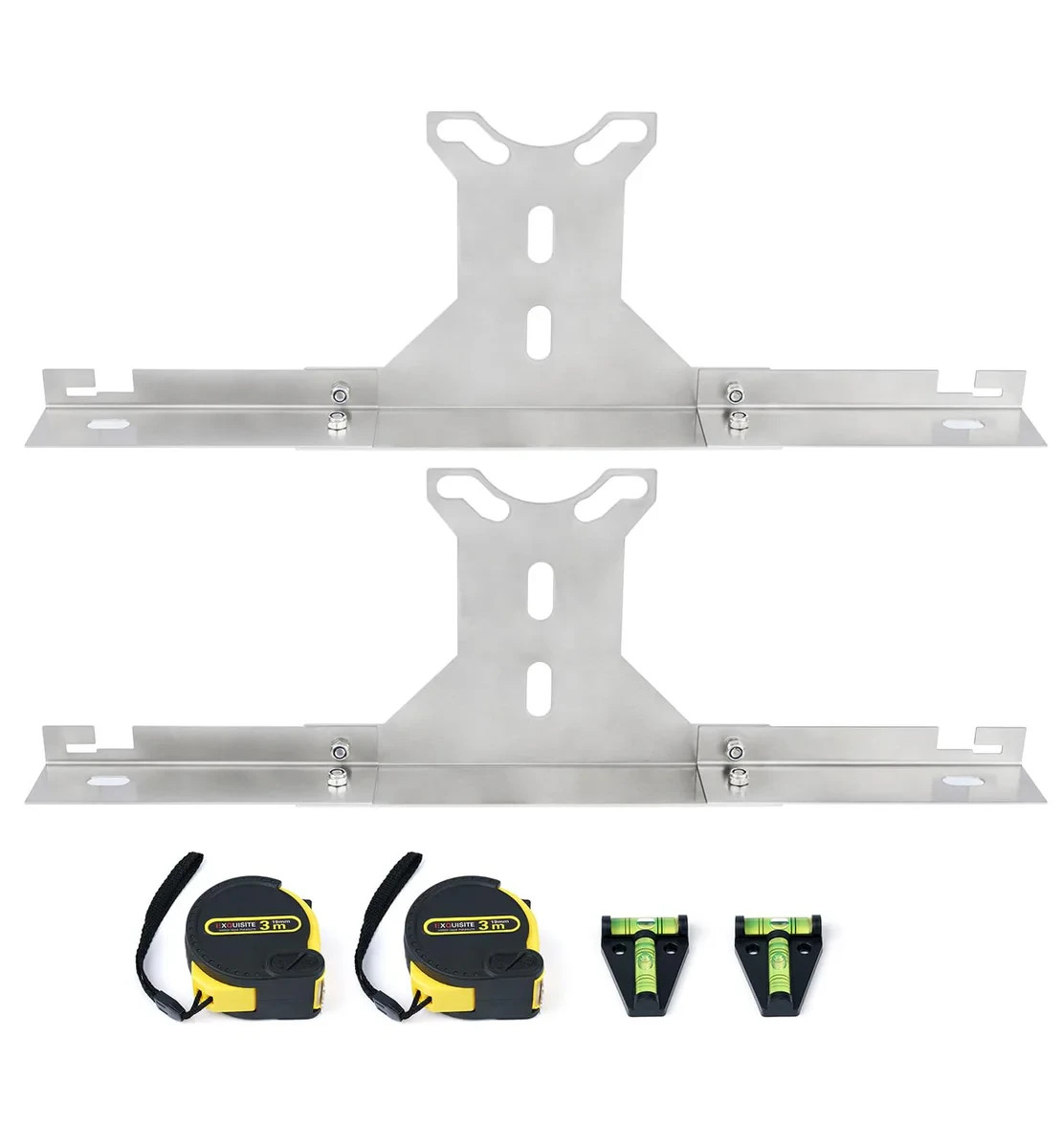 Upgraded Heavy Duty Wheel Alignment Tool Kit with Tape Measures, Stainless St...