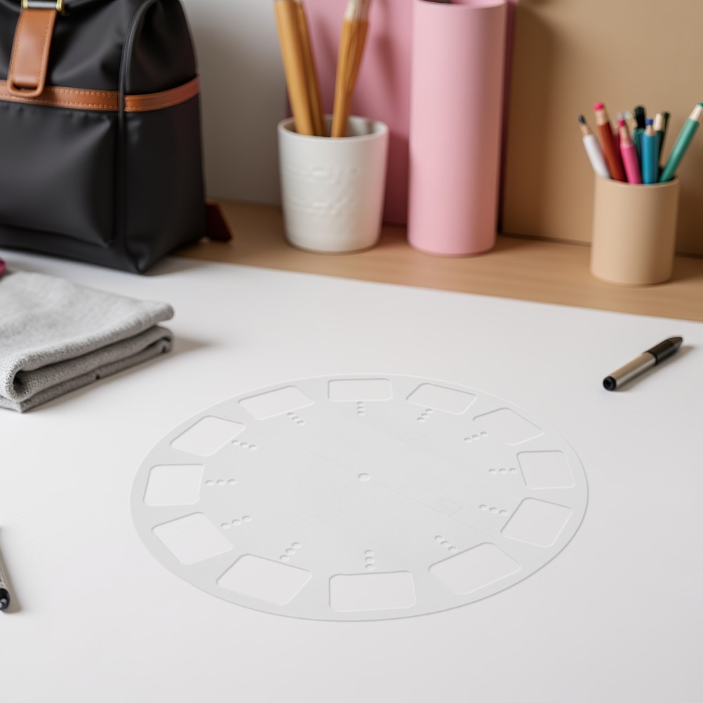 Reusable Acrylic Clock Router Template Accurate DIY Clock Dial Face Stencil