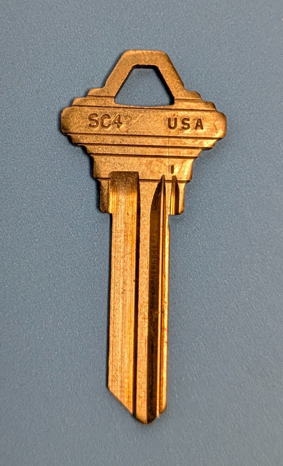 SC4-BR Uncut SINGLE KEY SC4 Schlage key Made in USA by Ilco