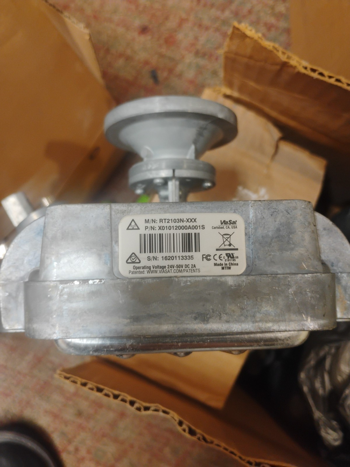 VIASAT EXEDE SURFBEAM TRIA RT2103N-XXX P/N PART # X01012000A001S