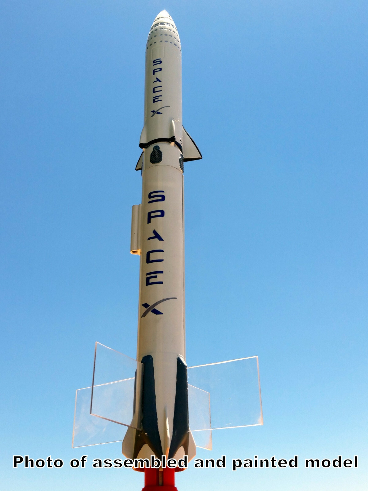 SpaceX Starship (BFR) Flying Model Rocket Barebones Kit