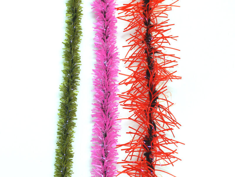 Hareline Dubbin - UV Badger Flexi Squishenille