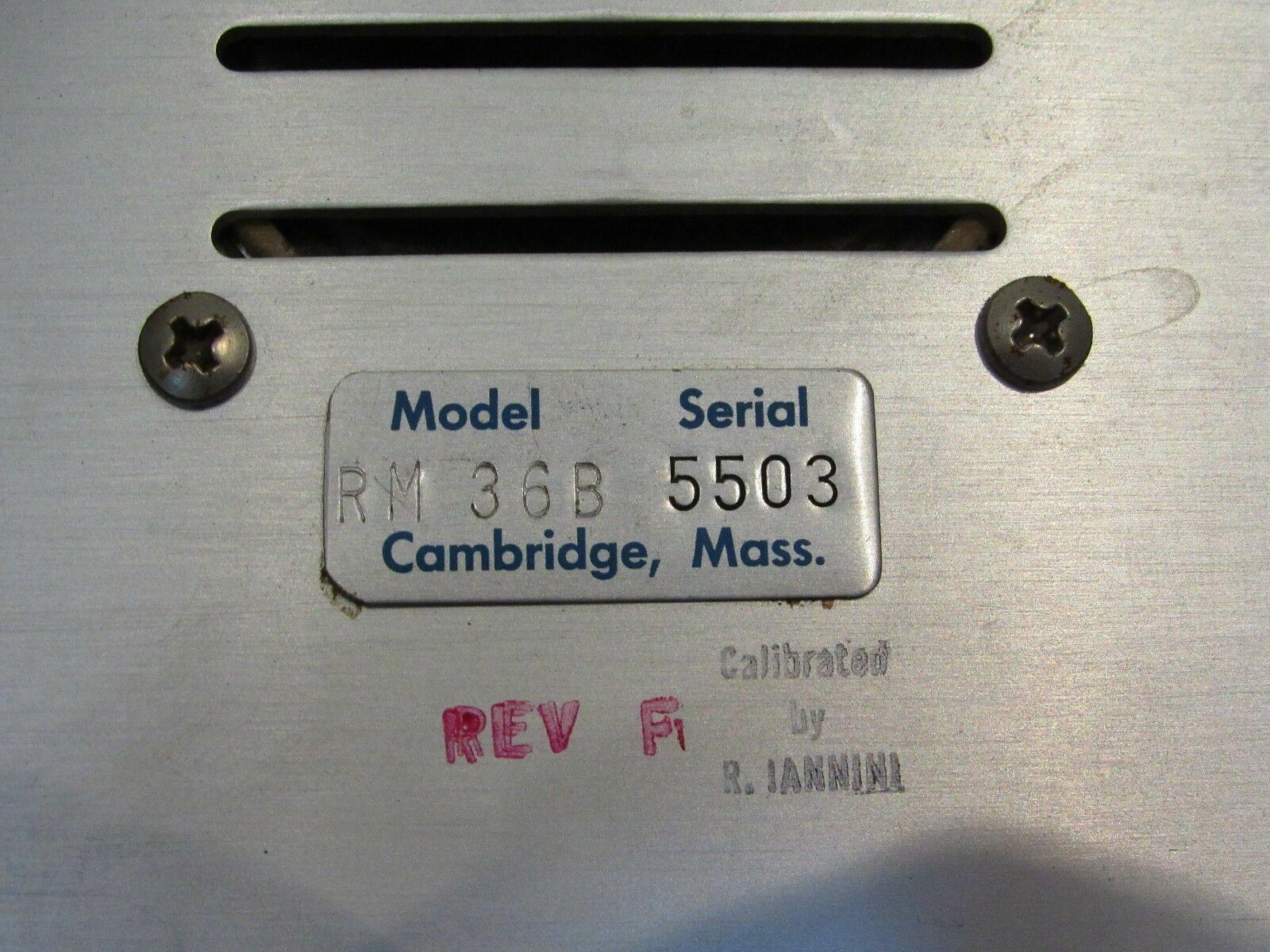 Ratemeter Model 36B Atomic Accessories Inc. Cold War Lab Equipment Untested