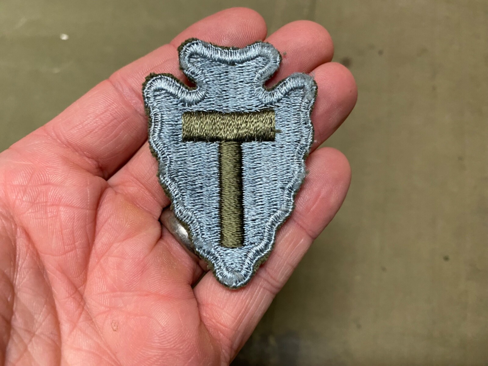 ORIGINAL WWII US ARMY 36TH INFANTRY DIVISION JACKET SLEEVE INSIGNIA PATCH