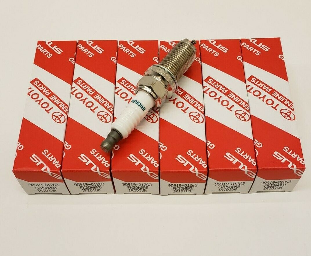 TOYOTA OEM FACTORY IRIDIUM SPARK PLUG SET 2016-2023 TACOMA 3.5L V6 - 90919-01263