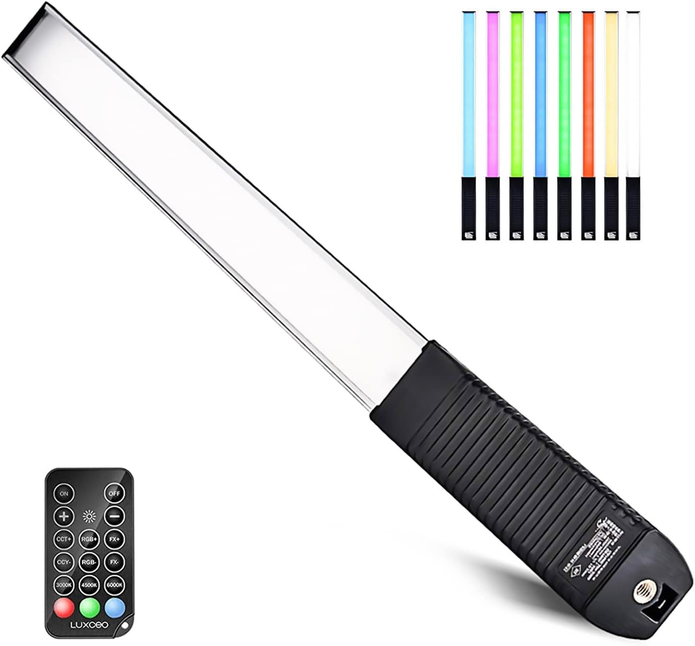RGB LED Photography Lighting Portable Wand Handheld LED Video Light 1000 Lumens
