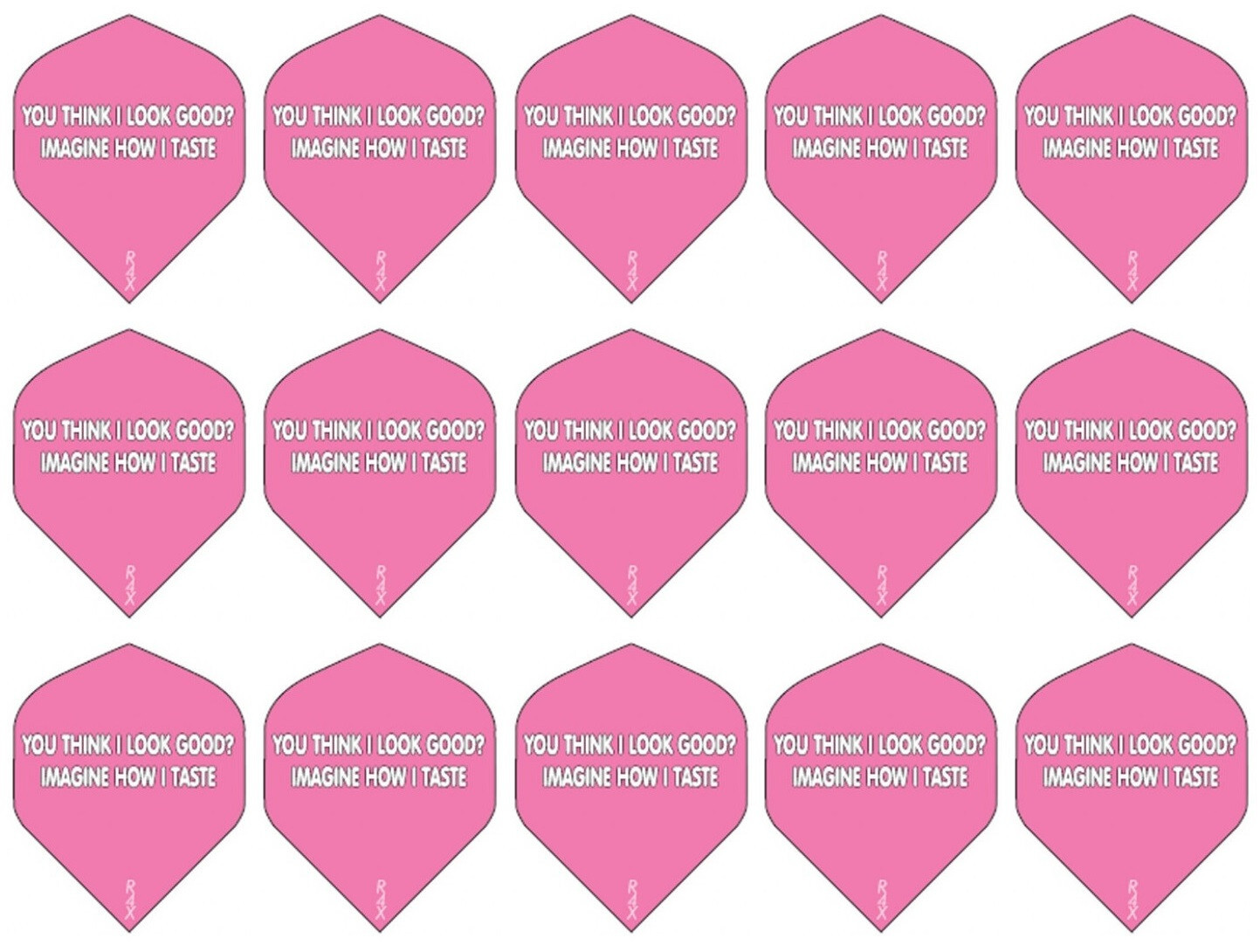 5 Sets R4X Adult Ladies Standard Dart Flights - Ships w/ Tracking - I Look Good?