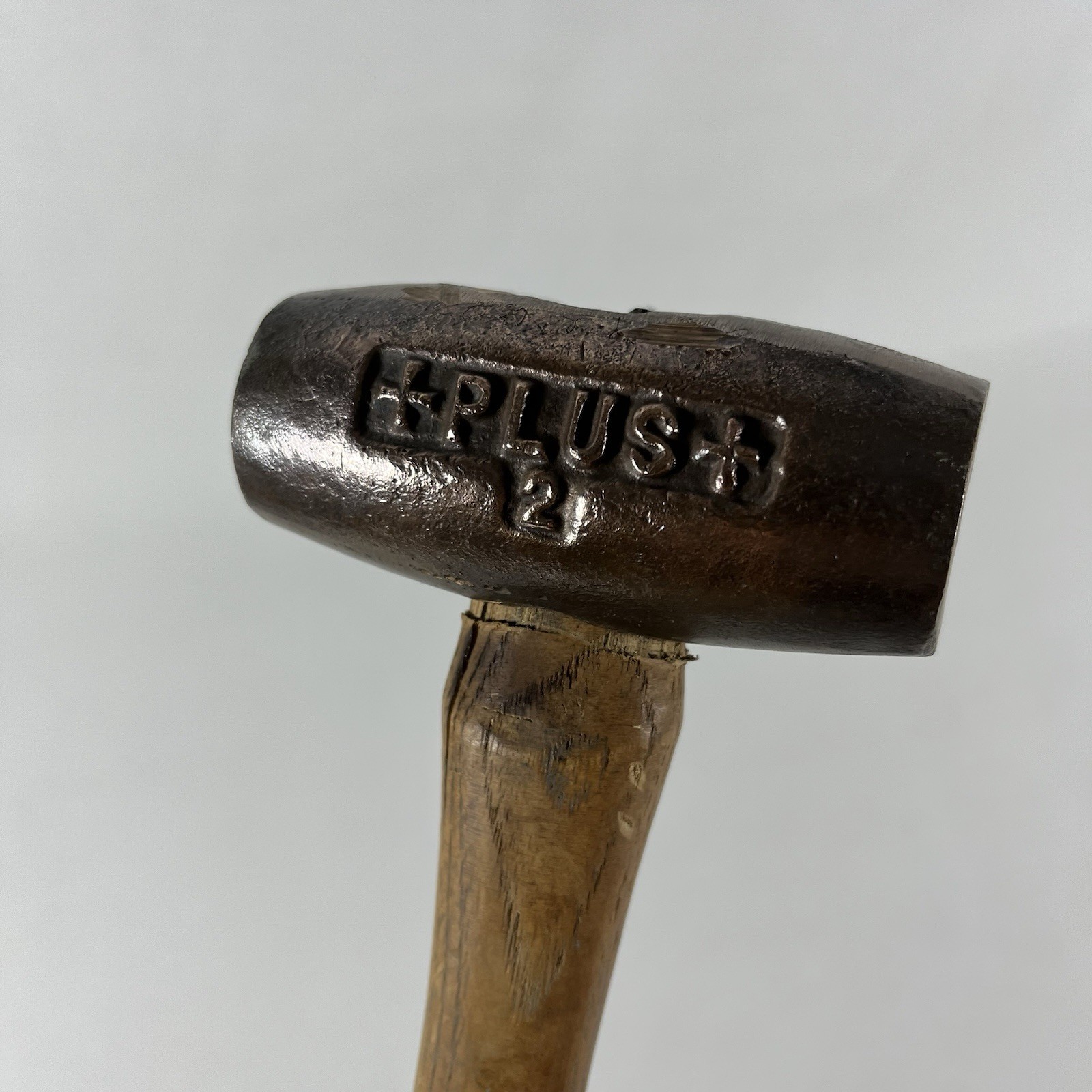 Vintage No-Mar 24 oz Copper Hammer Mallet Non-Sparking, Hickory Wood Handle USA