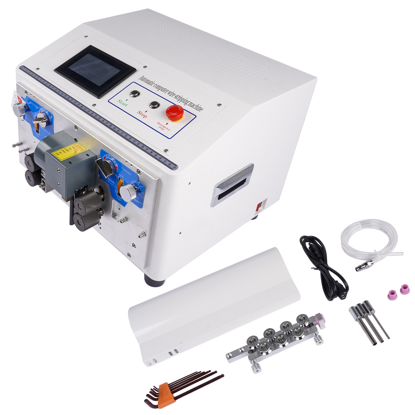 Automatic Wire Stripping Machine Cable Stripper with 4.3" Touch Screen New 110V