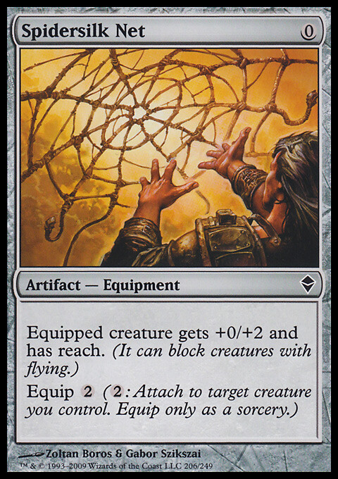 MTG Magic the Gathering Spidersilk Net (206/280) Zendikar LP