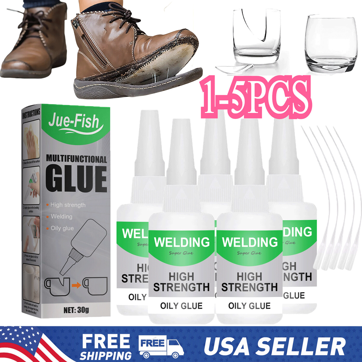 Multifunctional Welding High-Strength Oily Glue-Uniglue Universal Super Glue 30g