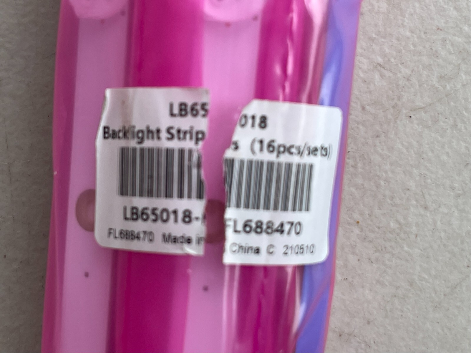 Led Backlight Strips LB65018-FL6888470 16 Pieces Set LB65018