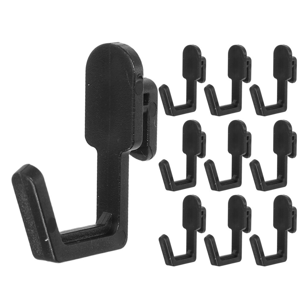 10pcs Pegboard Storage Hooks: Tool Board Hooks for Garage Workshop Organization
