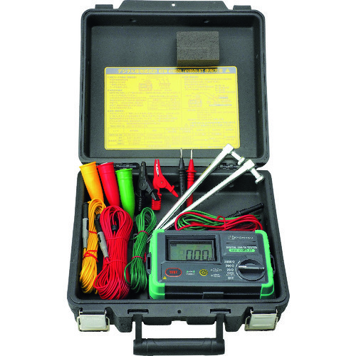 KYORITSU KEW 4105DLBT-H Digital Earth Resistance Meter Bluetooth Case Set