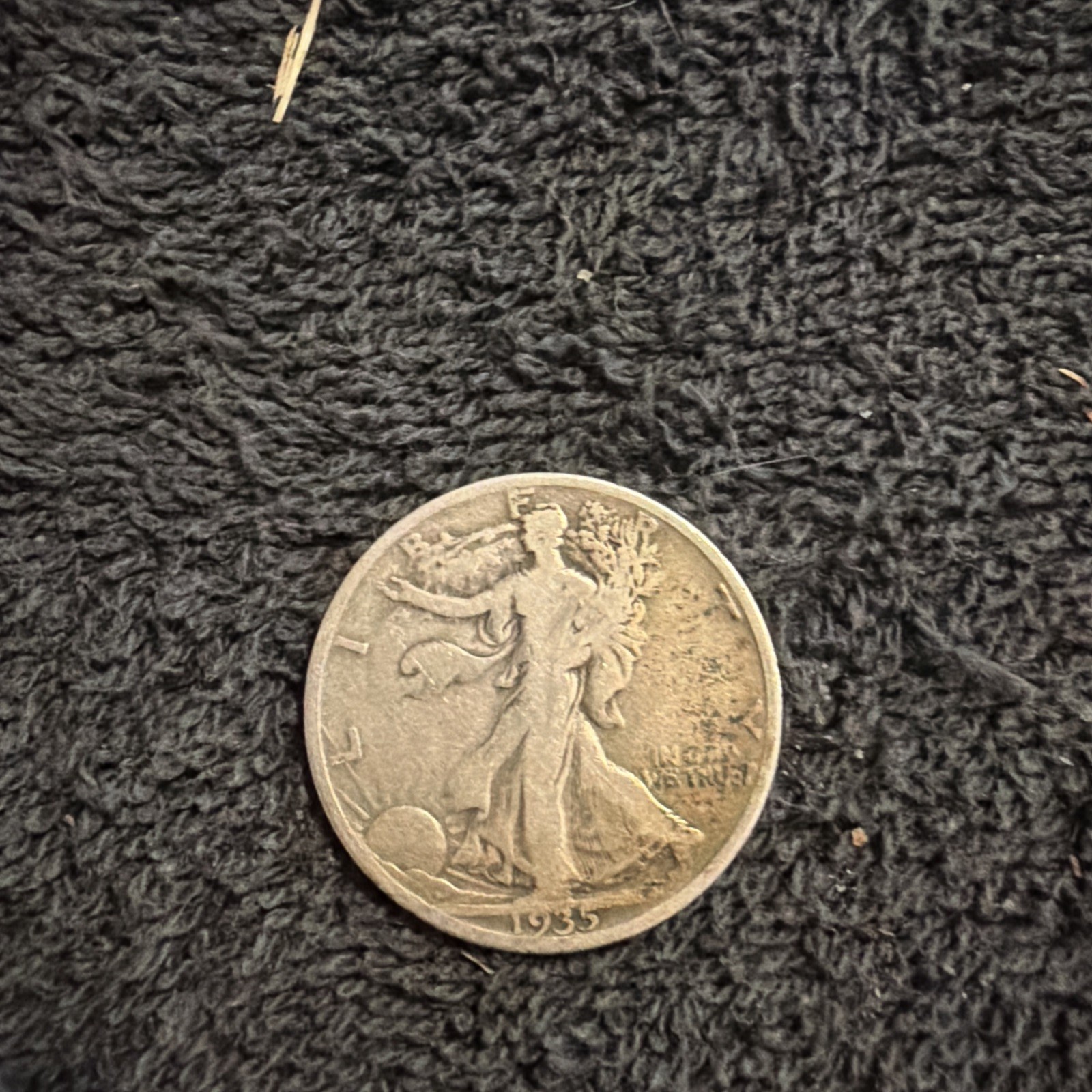 1935 walking liberty half dollar